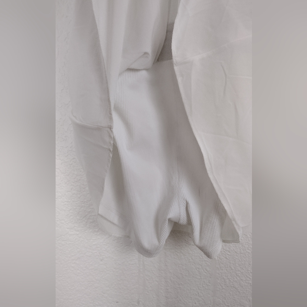 NEW OFFLINE BY AERIE White Cut Out Skort Dress Size M - Picture 8 of 13